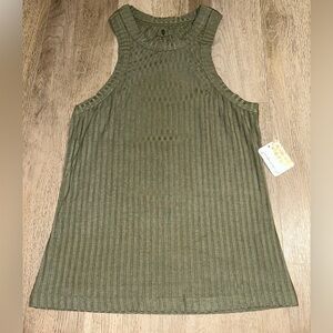 Free people movement tank top size Small cargo khaki